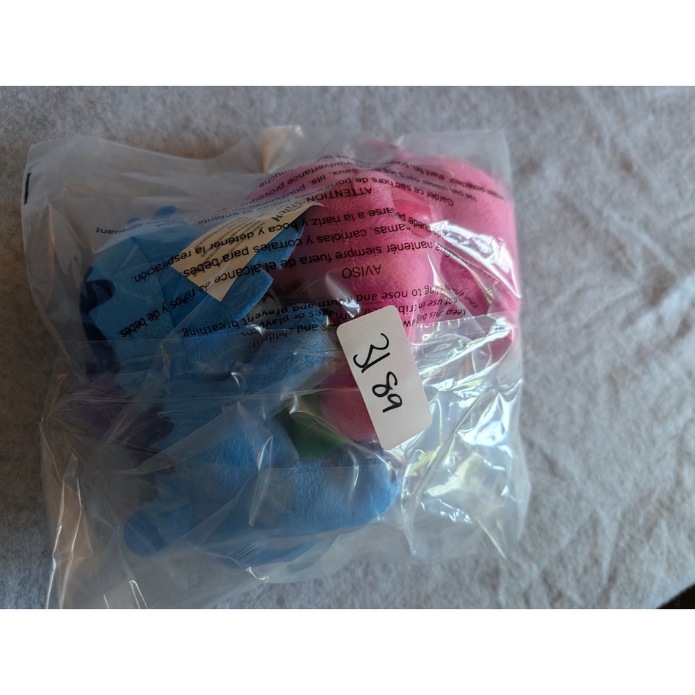 Feed Me Stitch Disney Plush Pink Angel eating Strawberry & Stitch Eating Avocado - Picture 13 of 13